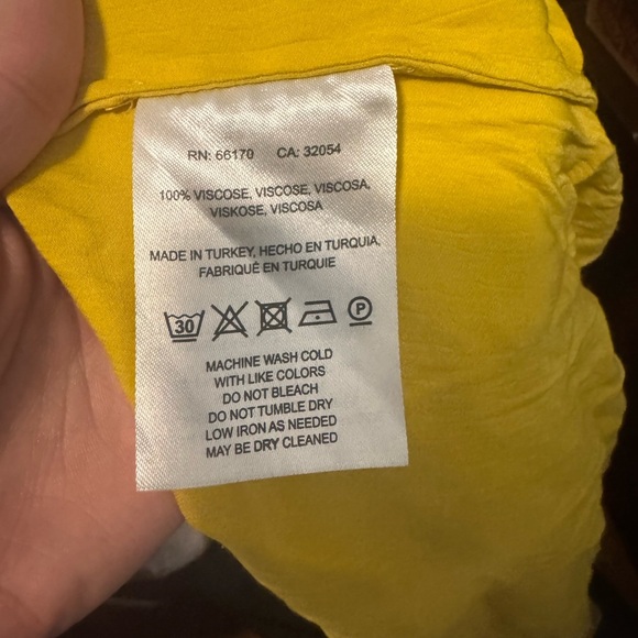 Maeve by Anthropologie Golden Yellow Women Dress La Habana Dress Mango Sz M - Picture 9 of 13